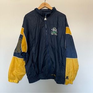 Vintage STARTER Notre Dame Windbreaker